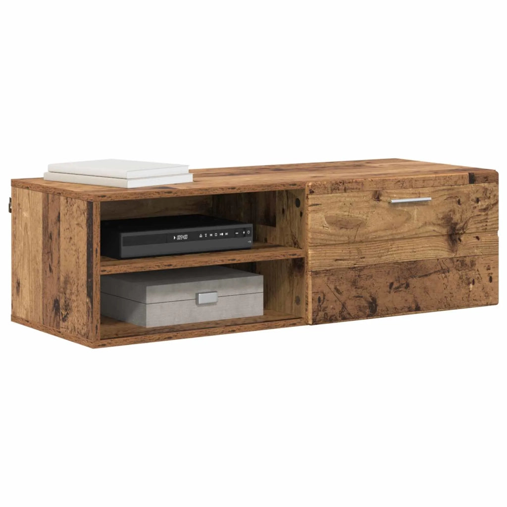 Armadio in Legno con cassetto Legno vecchio 100,5 x 39 x 30 cm 880249