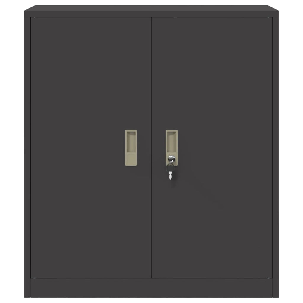 Armadio Nero 80 x 40 x 90 cm Acciaio CFW9707182