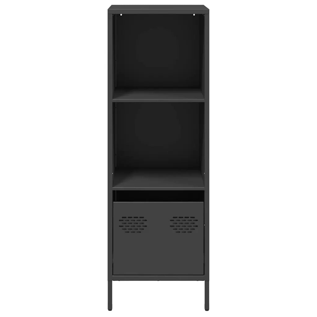 Credenza | Madia | Buffet da pranzo | Armadio da pranzo Nera 35x39x103,5 cm in Acciaio