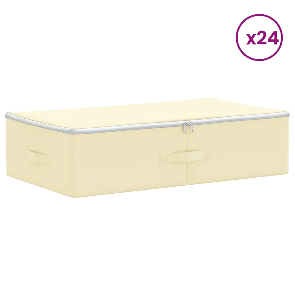 Scatola di Stoccaggio 24 pz Tessuto non tessuto 70 x 40 x 18 cm 42024614