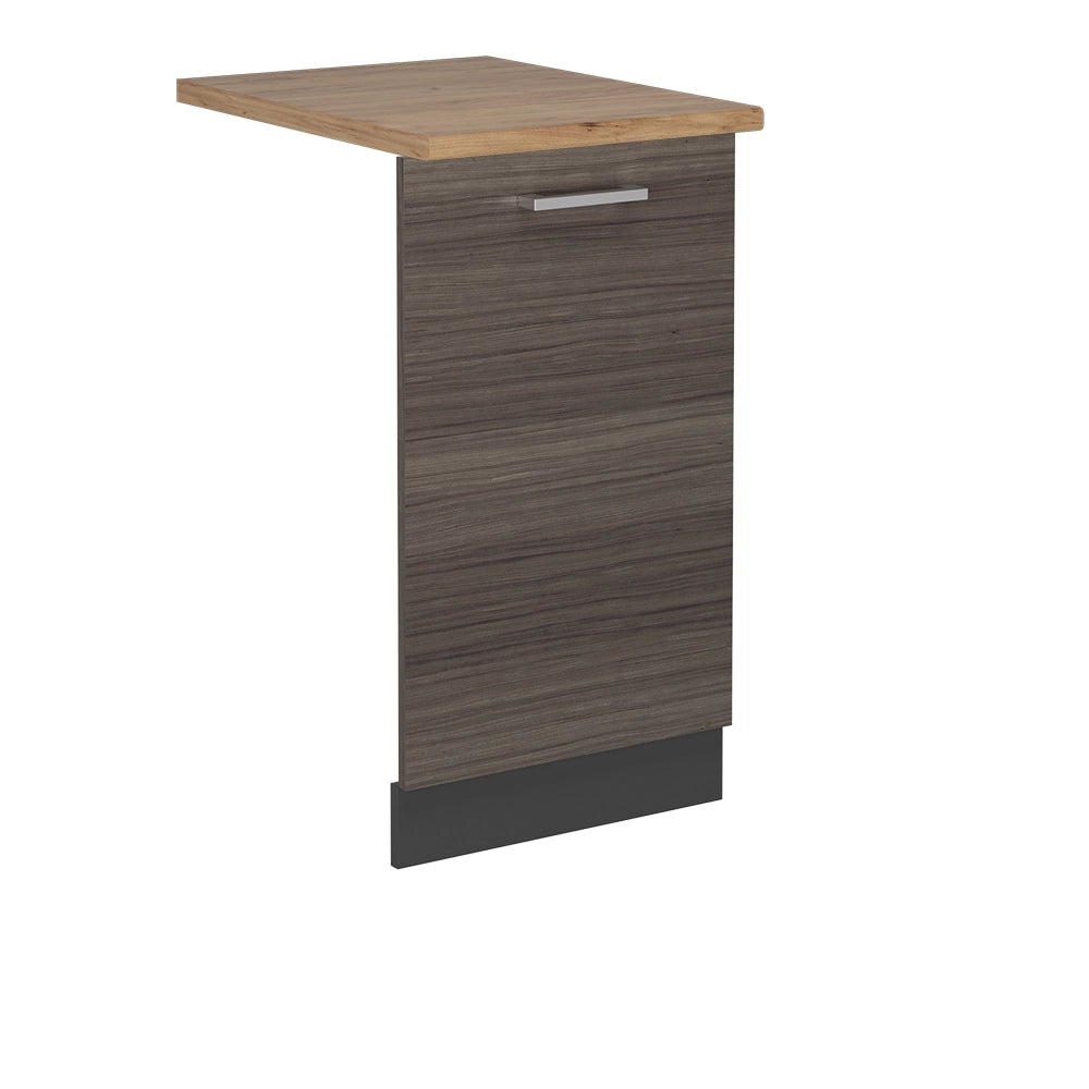 Pannello frontale della lavastoviglie R-Line Grigio nobile/Antracite 45 cm, PL Rovere Vicco