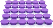 Magnetici per lavagne, 30 pezzi forti magnetici colorati per frigorifero, magnetici per frigorifero, minimagnetici, piccoli magnetici rotondi, magnetici per lavagna, per lavagne, pareti magnetiche, uffici (blu)