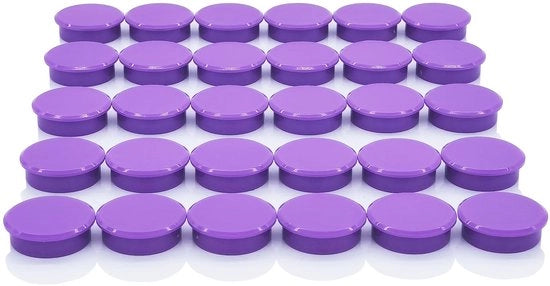 Magnetici per lavagne, 30 pezzi forti magnetici colorati per frigorifero, magnetici per frigorifero, minimagnetici, piccoli magnetici rotondi, magnetici per lavagna, per lavagne, pareti magnetiche, uffici (blu)