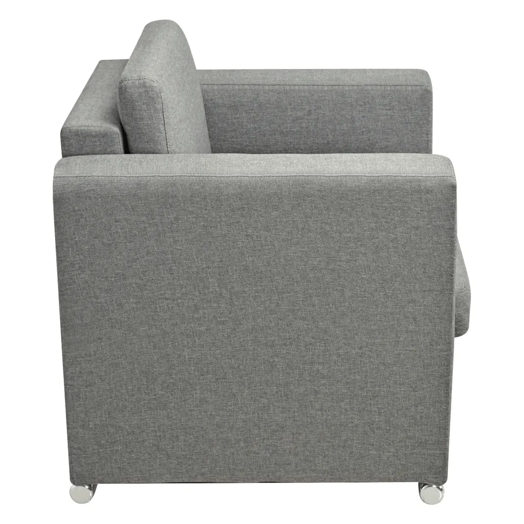 Poltrona Grigio Chiaro in Tessuto cod mxl 27366