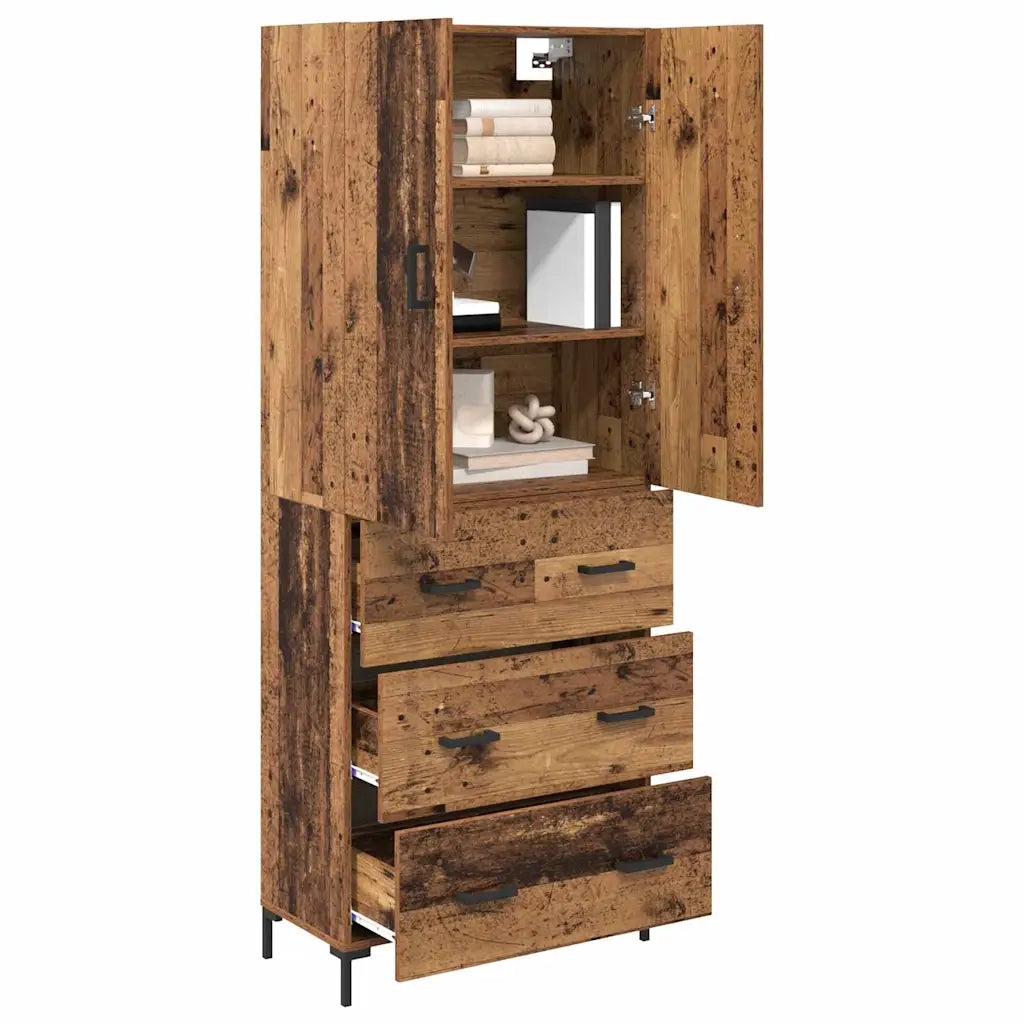 Credenza Legno vecchio 69,5 x 34 x 180 cm Legno multistrato