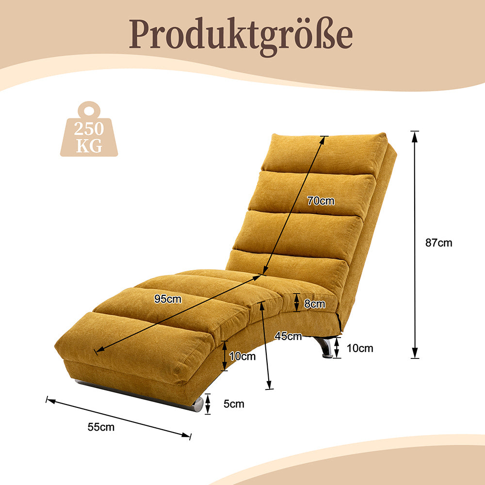 Poltrona Massaggio - Xylo - 90??85??110 cm - 5 Modalit?? Giallo Senape