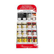 ESPOSITORE VUOTO PER OLIO ROSSO/PAGLIERINO 12 posti