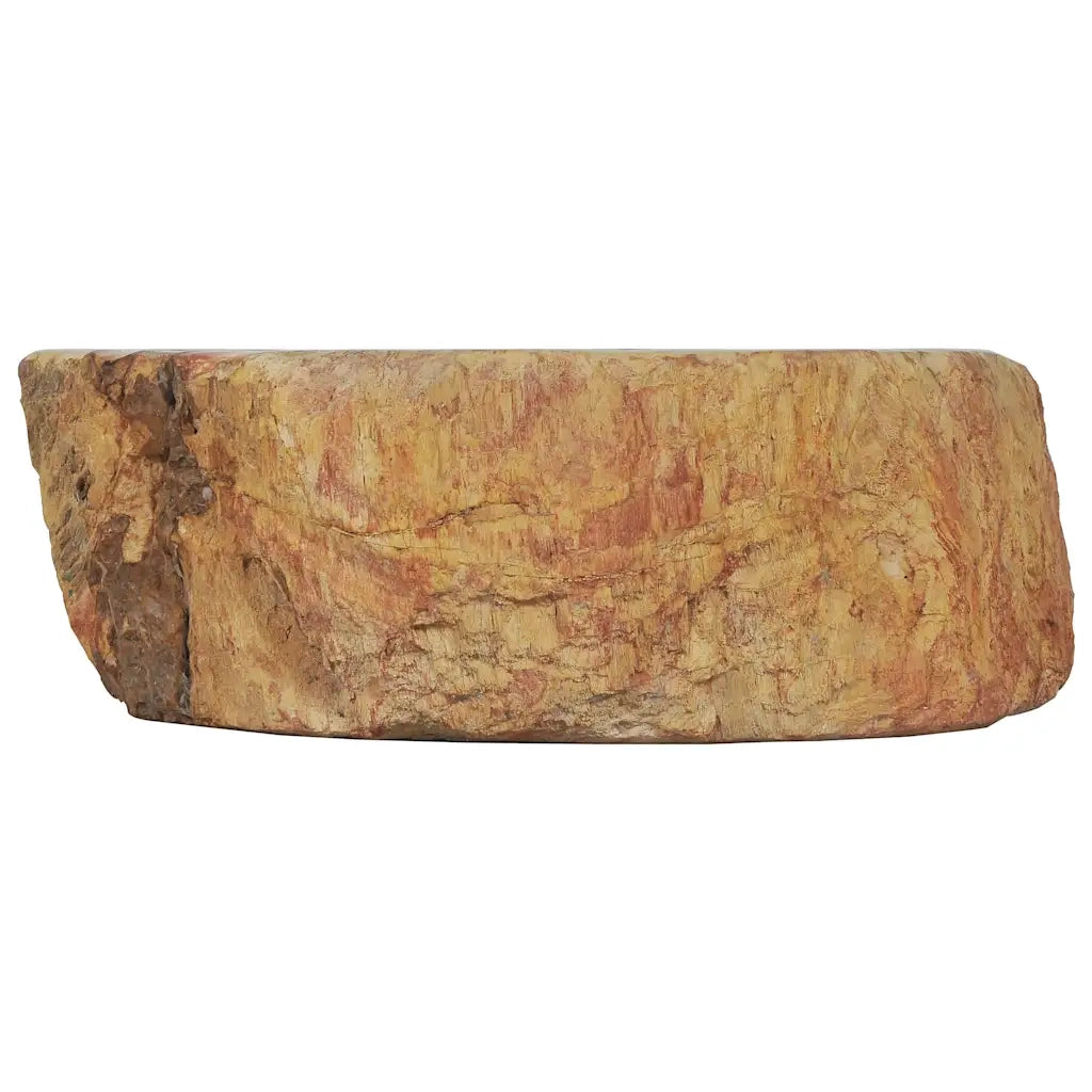 Lavandino 45x35x15 cm in Pietra Fossile Crema 142778