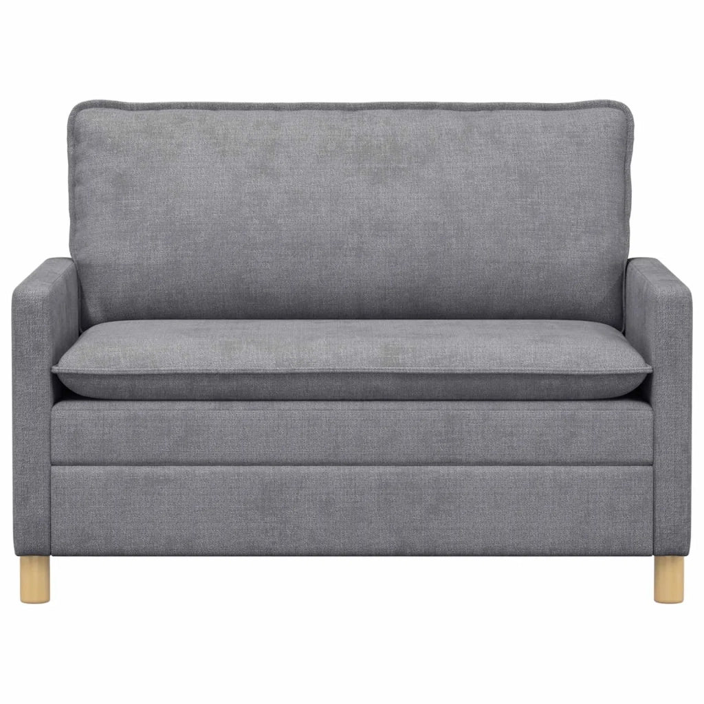 Divano Grigio Chiaro 126 x 81 x 87,5 cm Poliestere