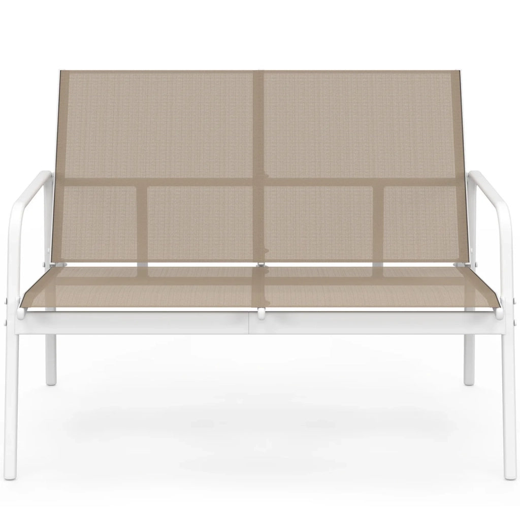 IDMarket - Set di mobili da giardino bassi a 4 posti MALTE con divano, poltrone e tavolo in legno e nero