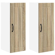 Pensile da cucina | Armadietto a muro LUCCA 2 pz Rovere Sonoma 30 x 31 x 80 cm