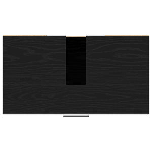 Mobile da Bagno Rovere Nero 60 x 32 x 54 cm Legno multistrato 862514