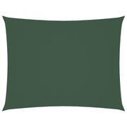 Parasole a vela | Telo Ombra | Vela da ombra Oxford Rettangolare 6x7 m Verde Scuro
