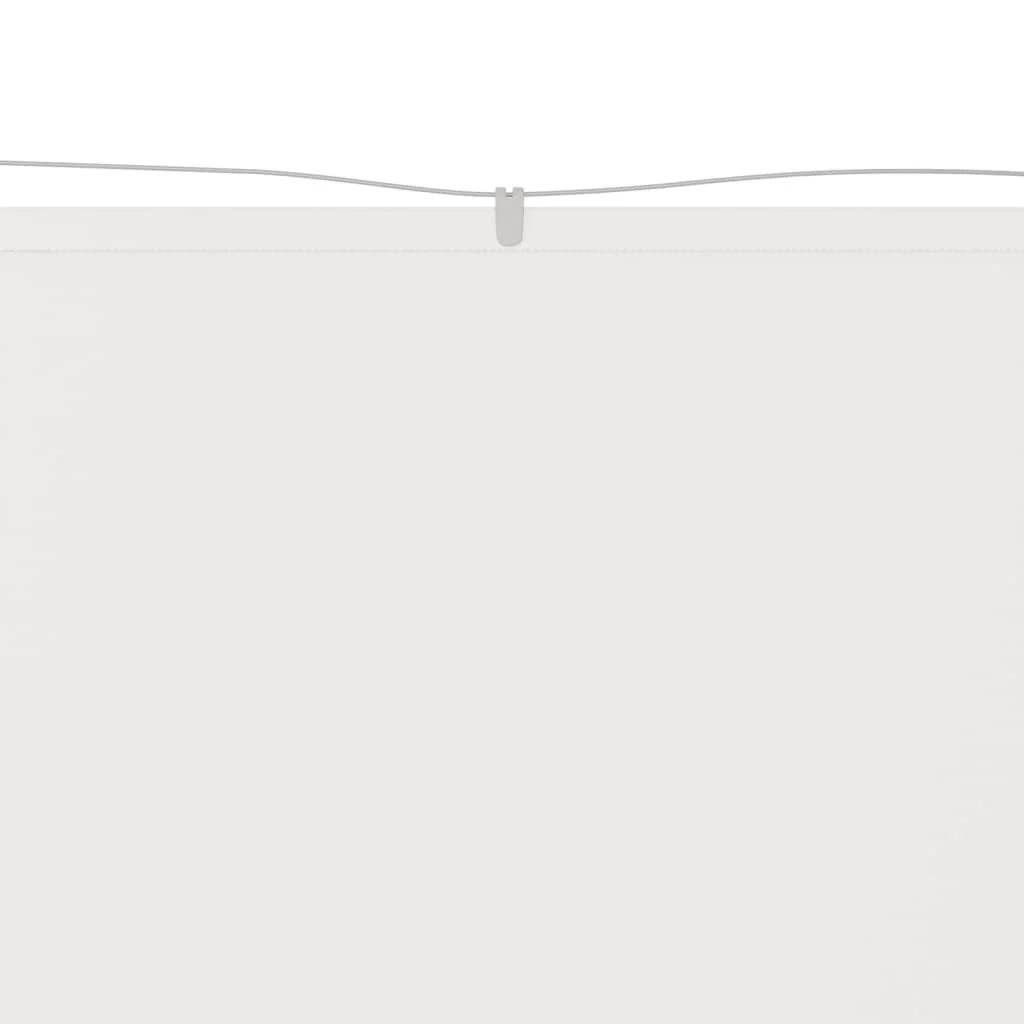 Tenda da sole verticale 140 x 420 cm tessuto oxford bianco 02_0007563