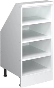 Mobile sottotetto Rion, Bianco, 40 x 81.6 cm con 4 scomparti