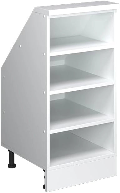 Mobile sottotetto Rion, Bianco, 40 x 81.6 cm con 4 scomparti