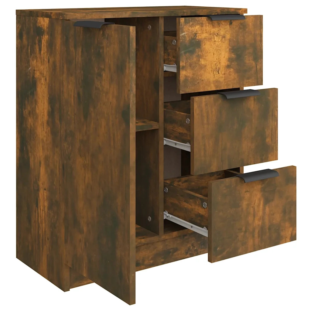 Credenza | Madia | Buffet da pranzo | Armadio da pranzo Rovere Fumo 60x30x70 cm in Legno tecnico