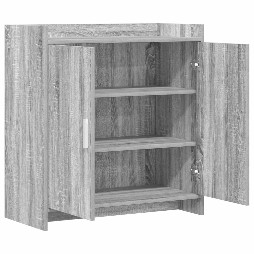 Credenza Sonoma grigio 72 x 36 x 80 cm Legno ingegnerizzato 8011096