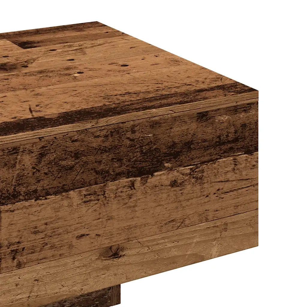 Tavolino Salotto Legno Antico 100x49,5x31 cm Legno Multistrato 856404