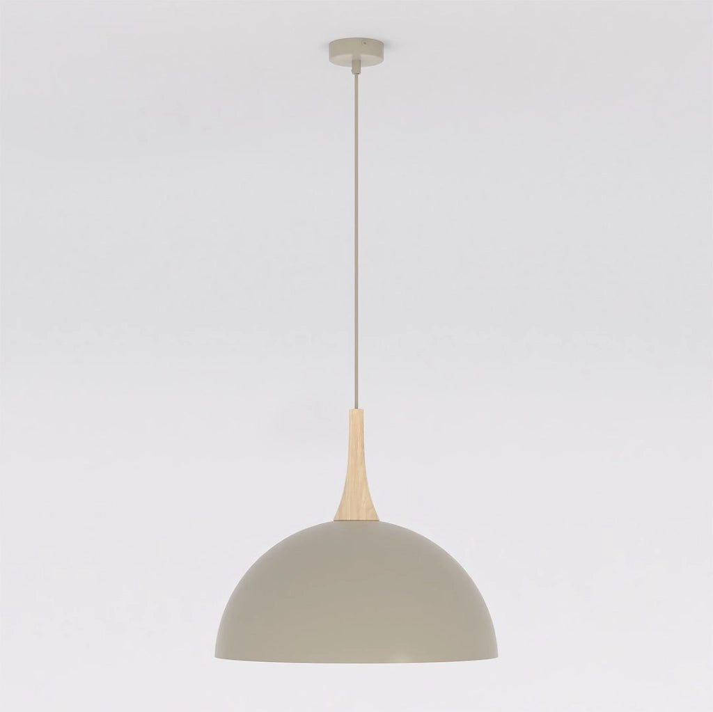 Lampada sospesa NAUTICA beige legno 1xGX53 Emibig