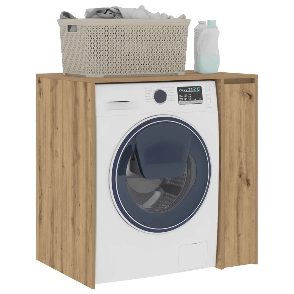 Mobiletto per lavatrice Rovere artigianale 87 x 60 x 89 cm 8006807