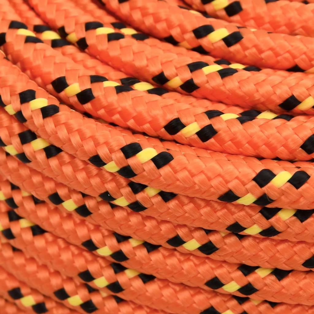 Corda multiuso 8 mm 100 m Arancione PP 420 kg Carico massimo 3473353