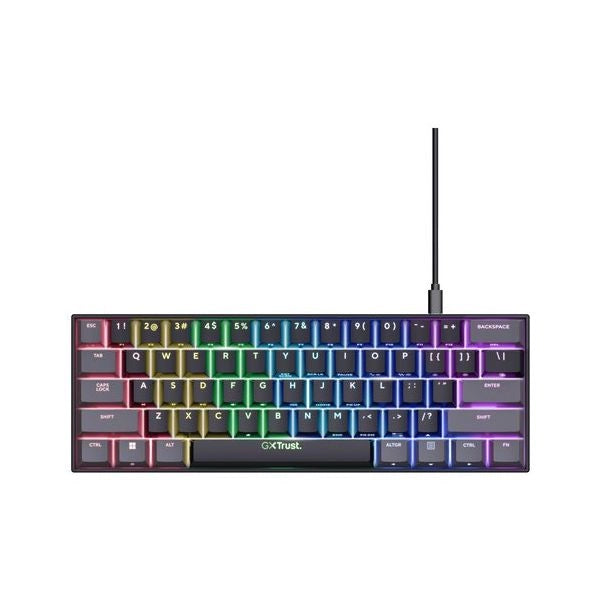 Trust gxt 867 acira tastiera gaming usb qwerty italiano nero - 24884