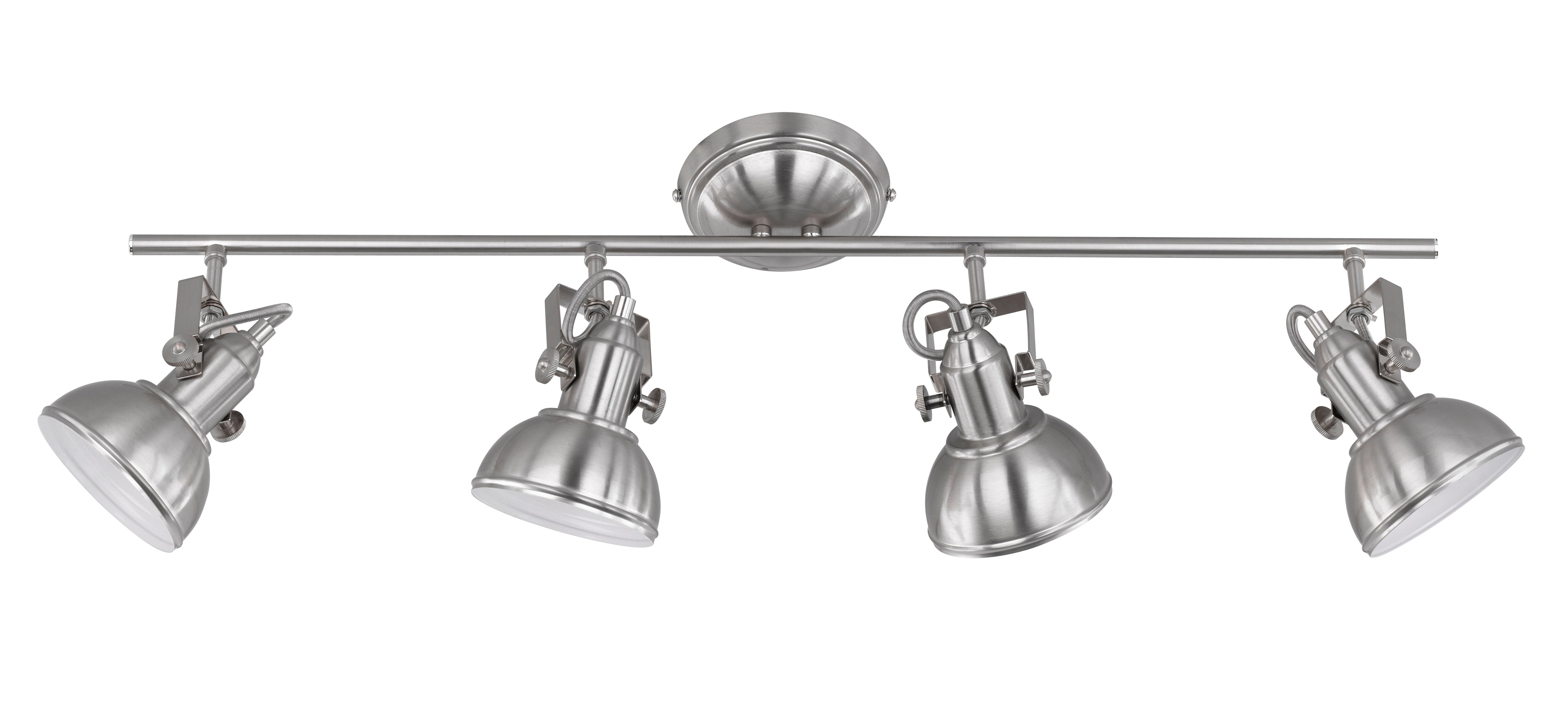 Faretto da Interno  E14 in Metallo Nickel Opaco