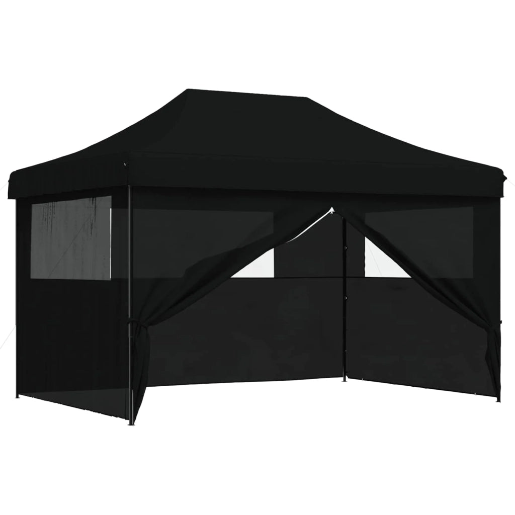 Tenda Party Nero 279 x 410 x 315 cm Tessuto Oxford 42023605