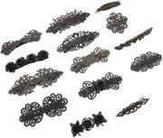 Accessori capelli eleganti vintage - 14 pezzi - Leggeri - Fatti di lega - Ideali per matrimoni