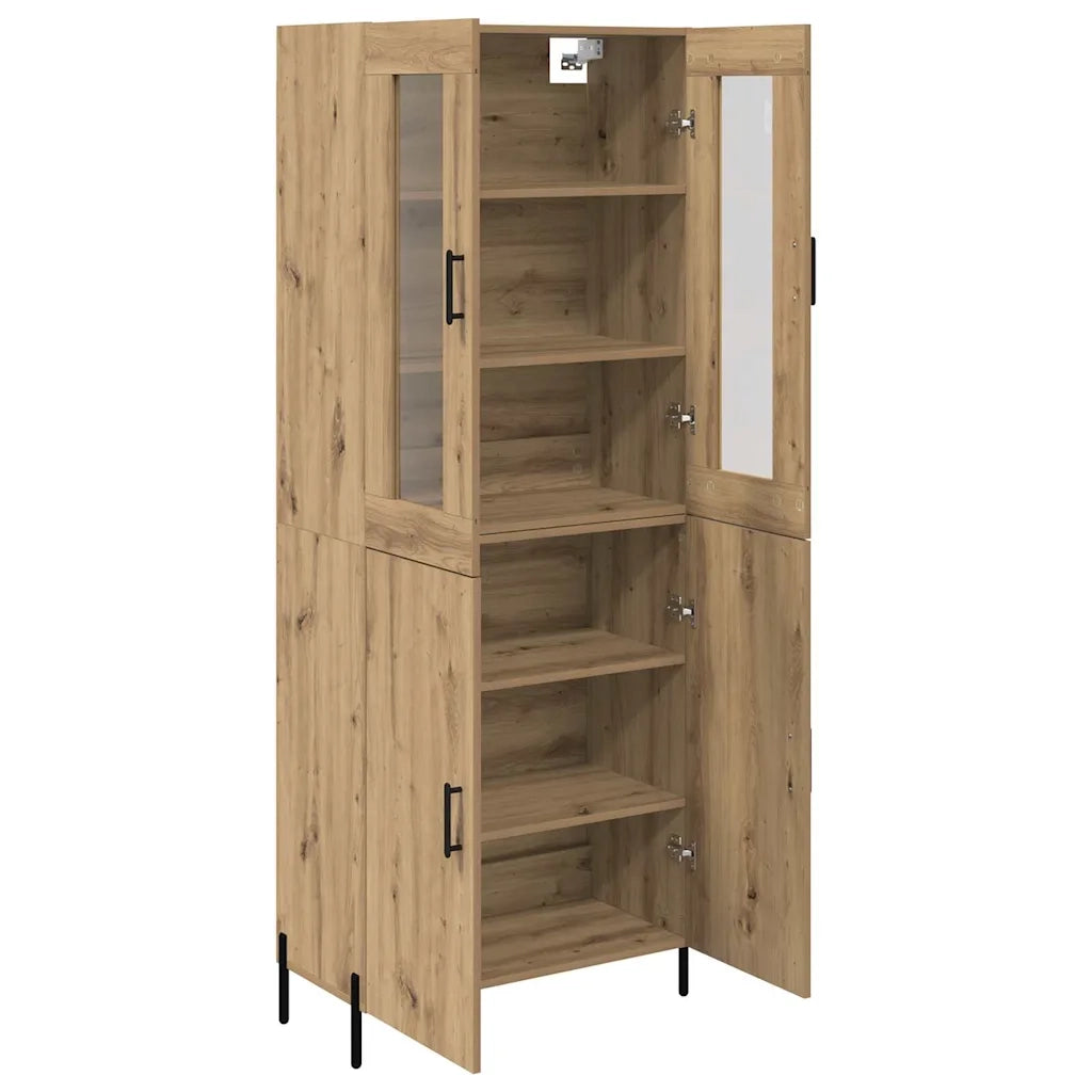 Credenza-Buffet-Armadio da cucina Rovere artigianale 69,5 x 34 x 180 cm 581933