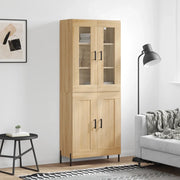 Credenza Rovere Sonoma 69,5x34x180 cm in Legno Multistrato 3198348