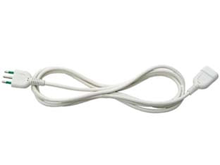 PROLUNGA ELETTRICA LINEARE 3X0,75 BIANCA  mt.5    FANTON