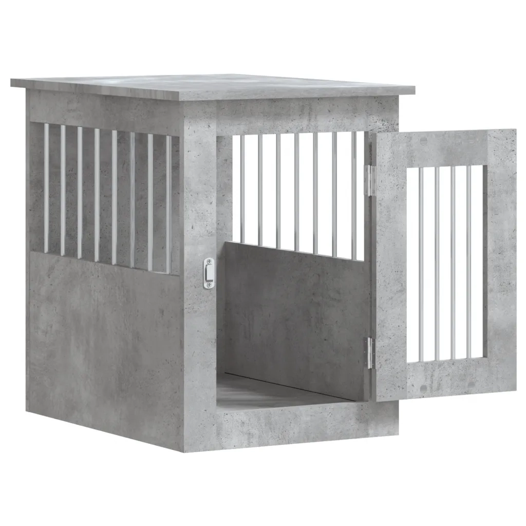 Gabbia Cani Arredamento Grigio Cemento 45x62x59cm Multistrato CFW8353070
