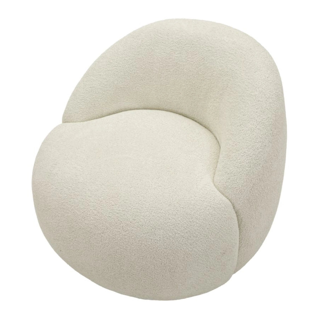 Poltrona VKH1062, Bianco, Spugna, 81x78x64 cm