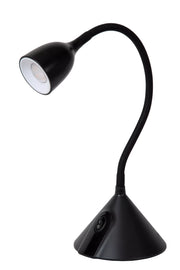Lampada da scrivania nera regolabile LED 3,2W Milo Lucide
