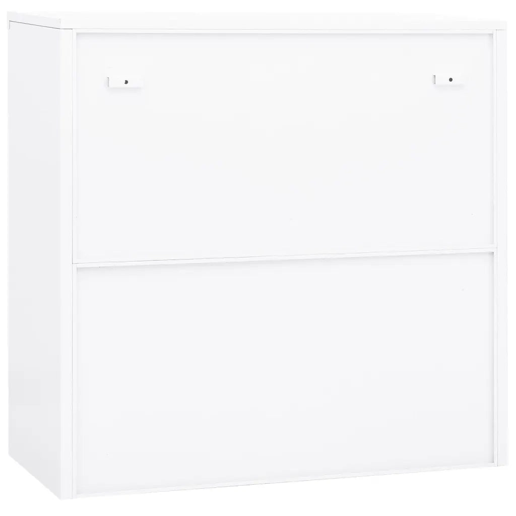 Armadio per Ufficio Bianco 90x40x90 cm in Acciaio 335930