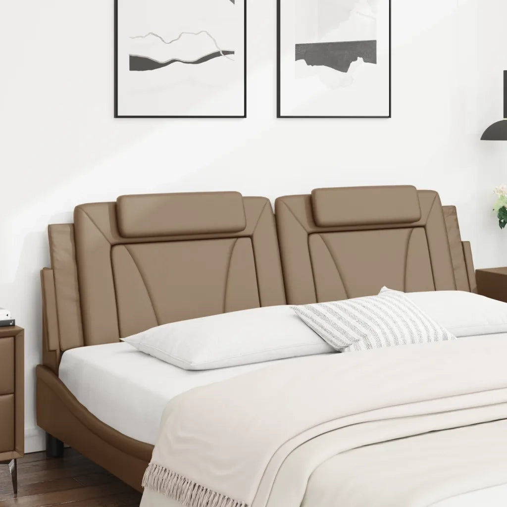 Cuscino Testiera-Cuscino per Testiera Viana Cappuccino 180 cm in Similpelle