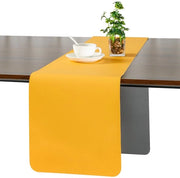 Tavolo Esterno in Pelle, Impermeabile, Antiscivolo, Decorativo, 30 x 240 cm (Grisbeige)