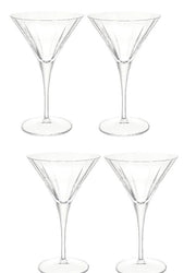 Set 4 Calici Liquore Martini in Vetro Bach 26 cl Luigi Bormioli
