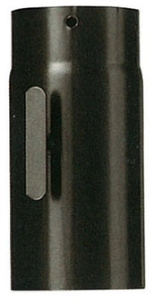 TUBO TRONCHETTO CON VALVOLA D.15 NERO OPACO PESANTE STUFA FUMO STUFE FUMI TUBI