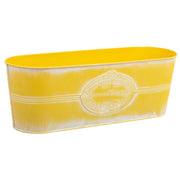 Bacinella in metallo giallo 41x14,5x14,2h cm B37,5x10,5