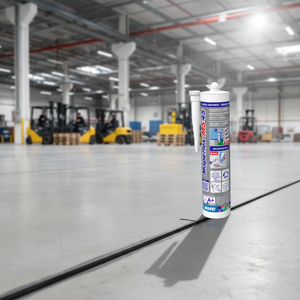 Mapeflex ms45 sigillante e adesivo elastico universale mapei 300 ml *** colore- grigio cemento - 113, confezione 1