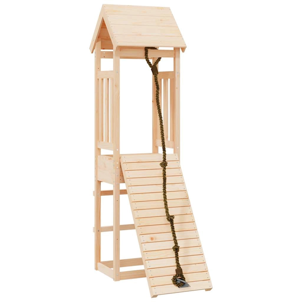 Casetta con Arrampicata in Legno Massello di Pinocod mxl 101720