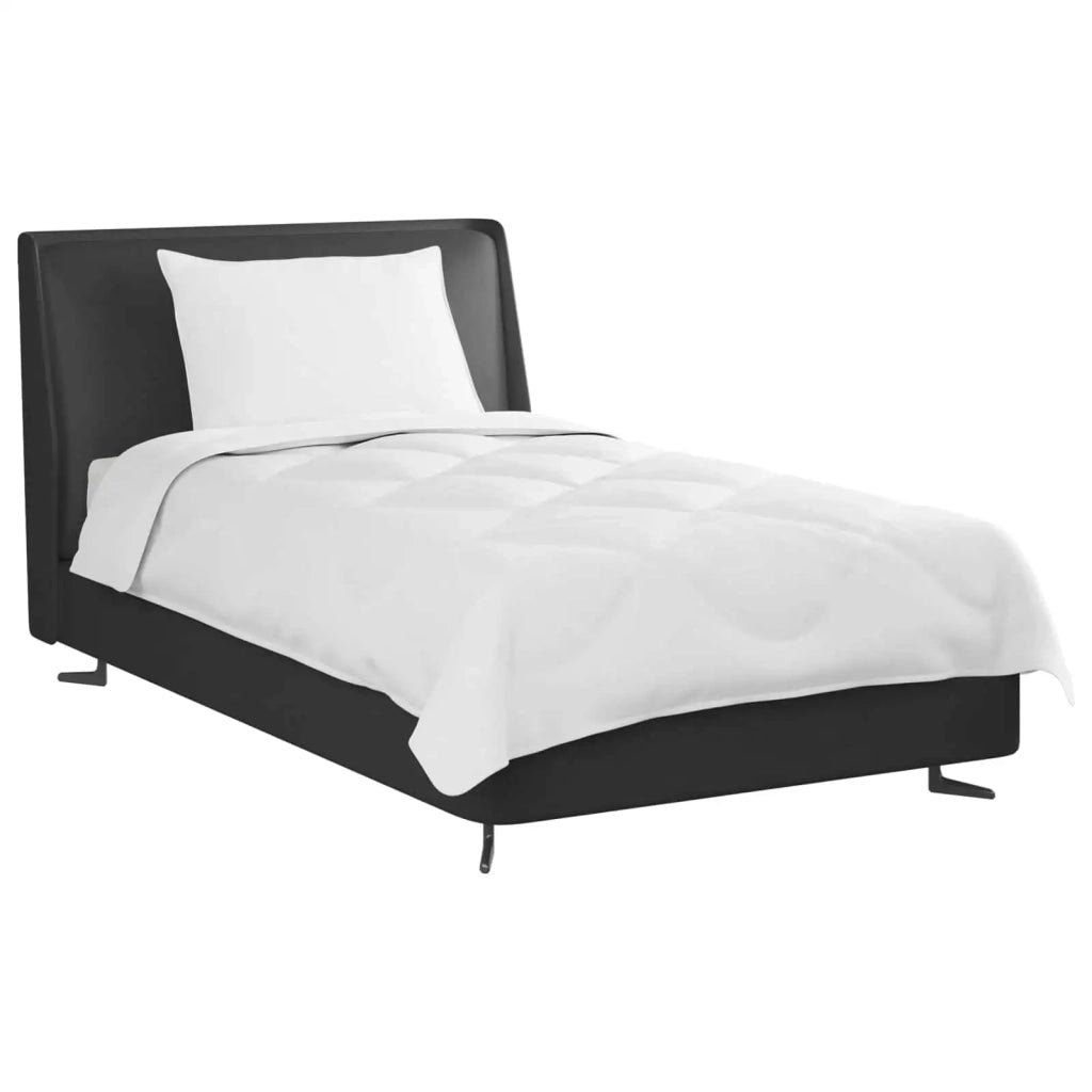 Piumone | Duvet per Tutte le Stagioni con cuscino 2 pz Bianco Microfibra