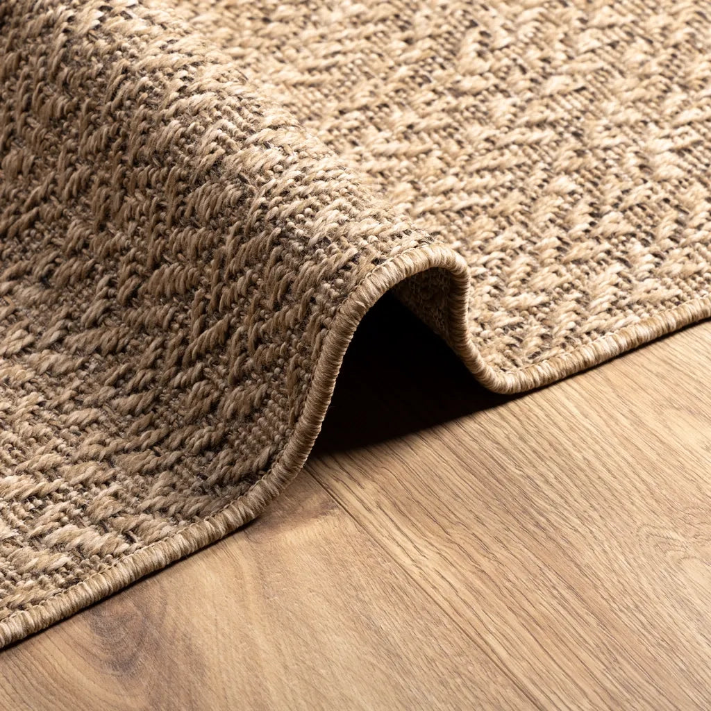 Tappeto ZIZUR 200x290 cm Aspetto Iuta per Interni ed Esterni