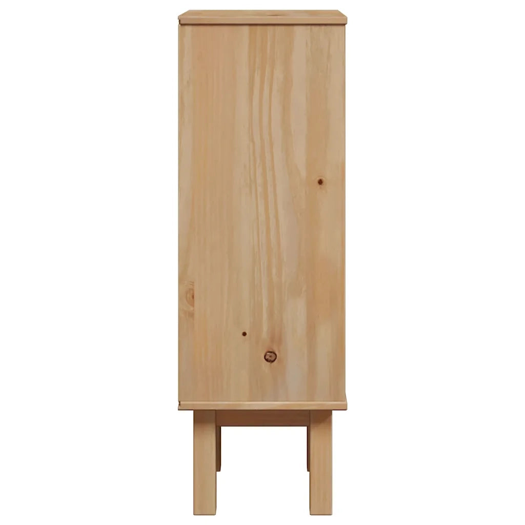 vidaXL Mobile da Bagno OTTA 35x30x90 cm in Legno Massello di Pino