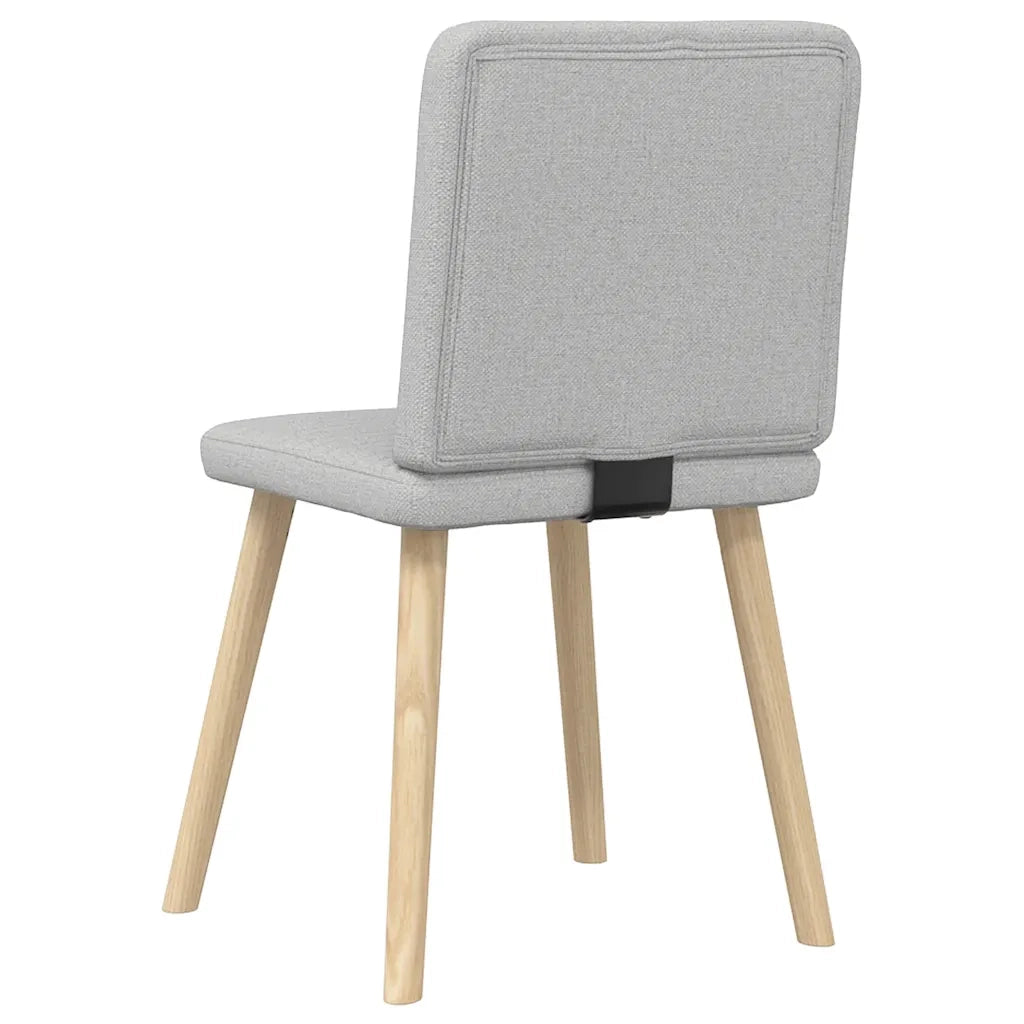Sedie da Pranzo 2 pz Grigio Nuvola in Tessuto 4101153