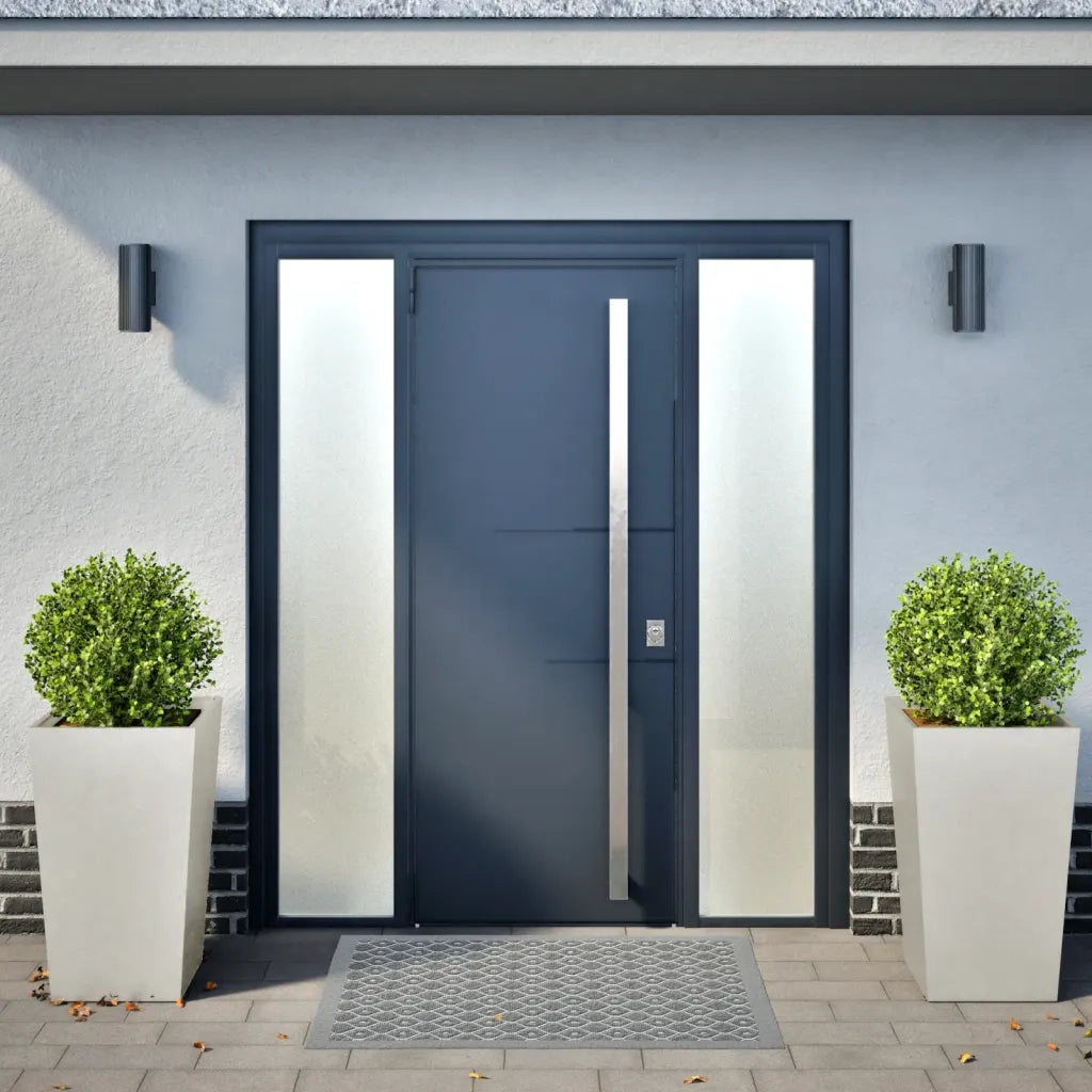 Fioriere da Giardino 2 pz 45x45x75 cm in Acciaio Inox 851103