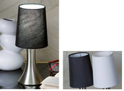 Lampada da tavolo moderna eka touch in tessuto 2 Colori